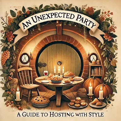 Cover image of the site. An Unexpected Party: A Guide to Hosting with Style